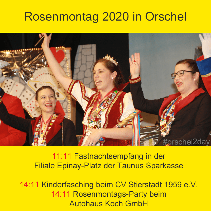 Rosenmontag 2020 in Orschel